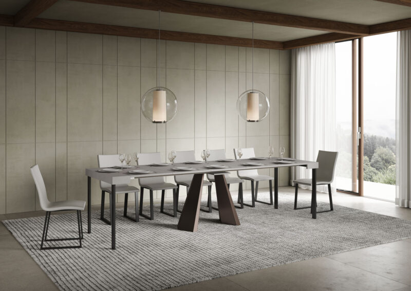 Consolle allungabile 90x40/300 cm Diamante cashmere - immagine 4