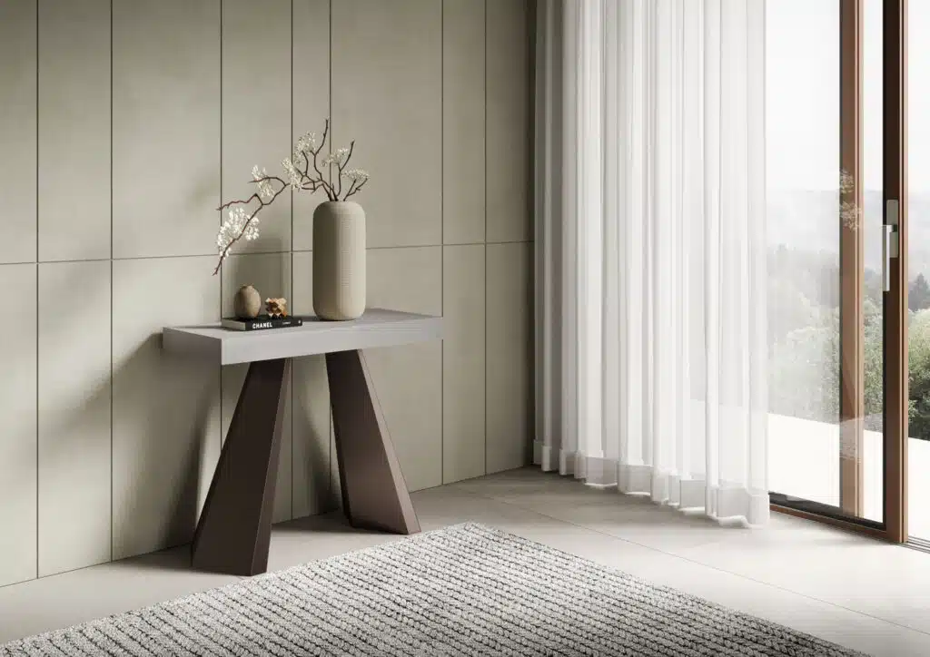 Consolle allungabile 90x40/196 cm Diamante Small cashmere - foto 2
