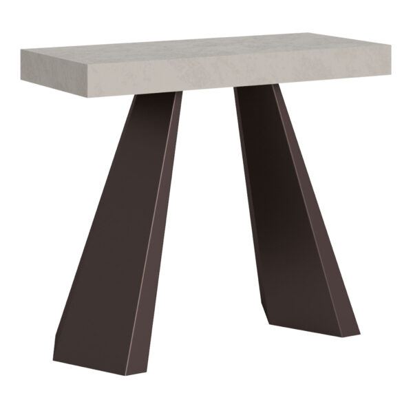 Consolle allungabile 90x40/196 cm Diamante Small cashmere