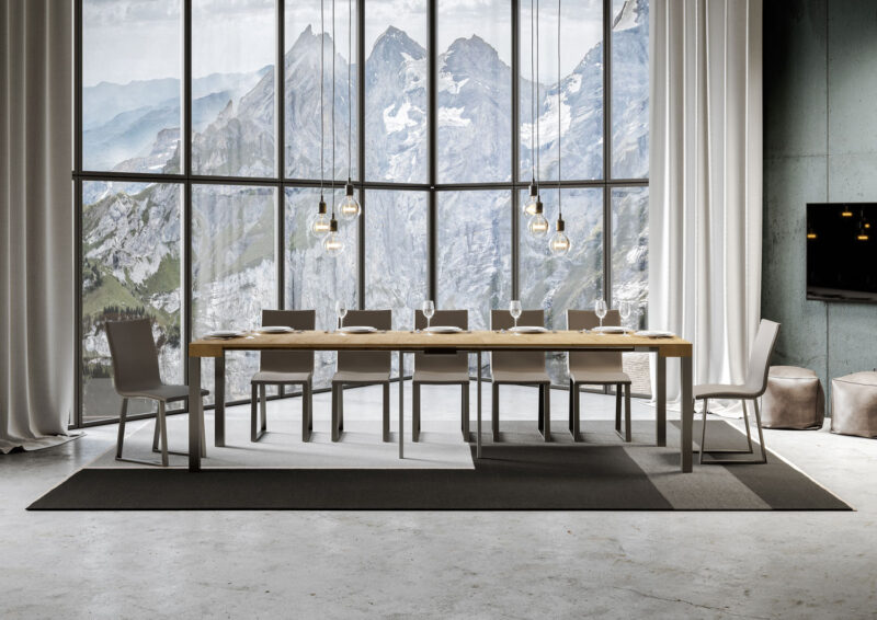 Consolle allungabile 90x40/300 cm Everyday quercia natura - immagine 4