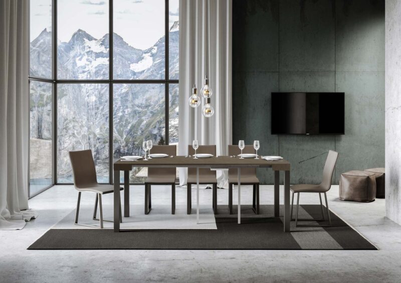 Consolle allungabile 90x40/300 cm Everyday tortora - immagine 4