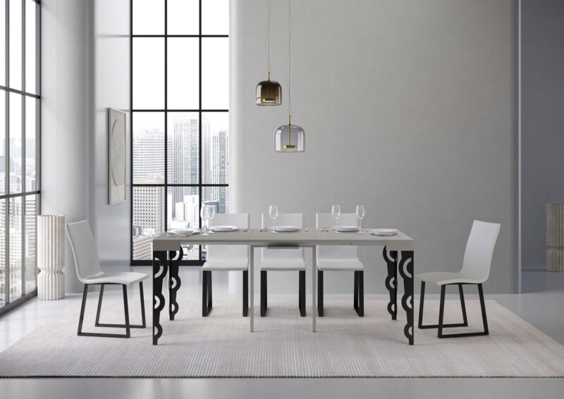 Consolle allungabile 90x40/300 cm Karamay cashmere - immagine 4