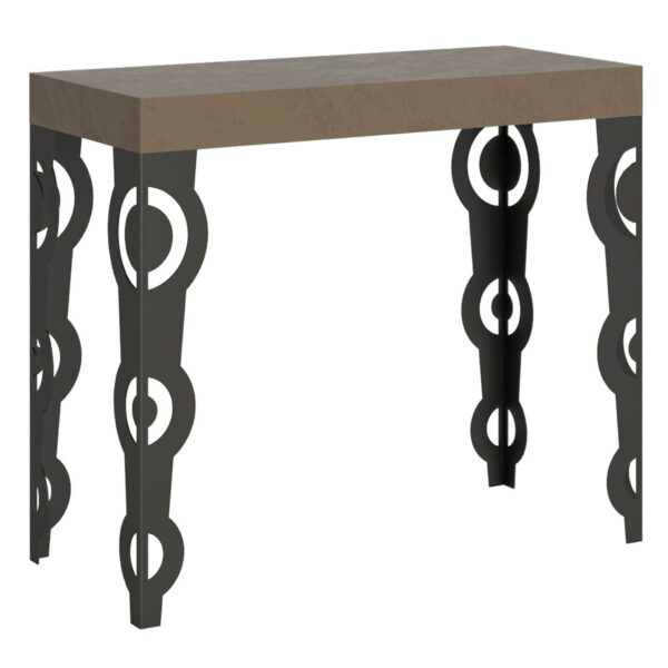 Consolle allungabile 90x40/196 cm Karamay Small tortora