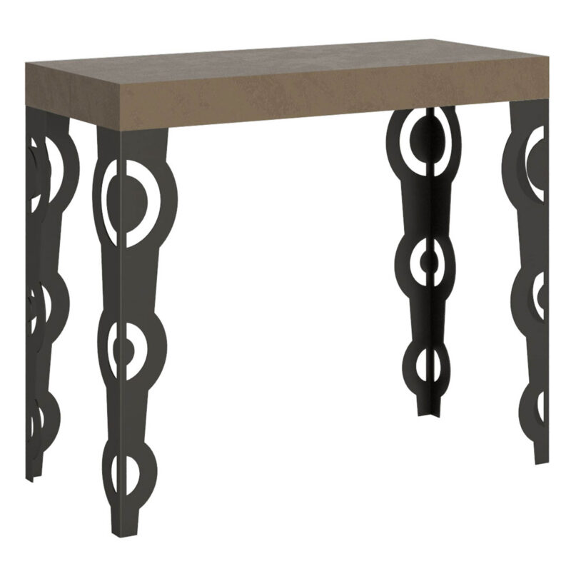 Consolle allungabile 90x40/196 cm Karamay Small tortora