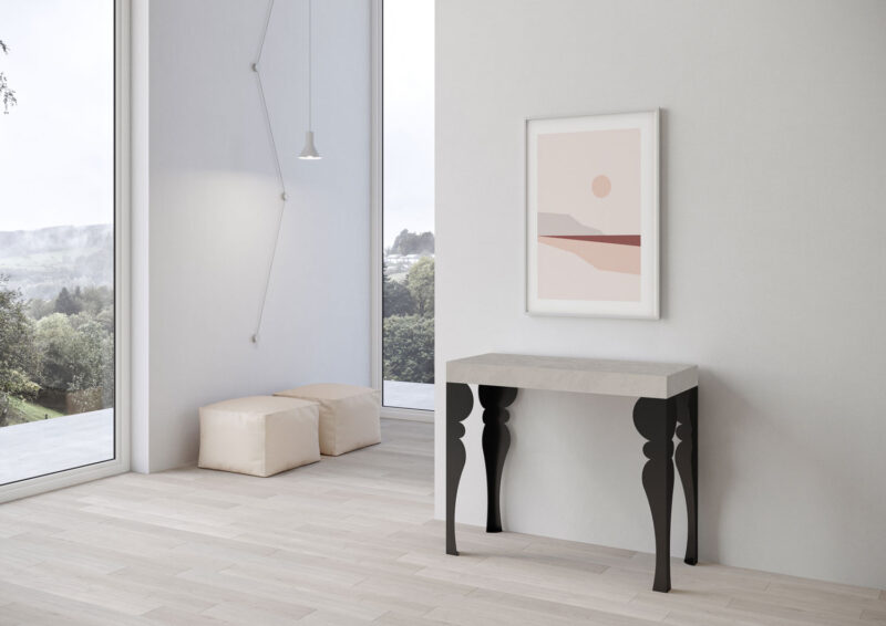 Consolle allungabile 90x40/196 cm Paxon Small cashmere - immagine 3