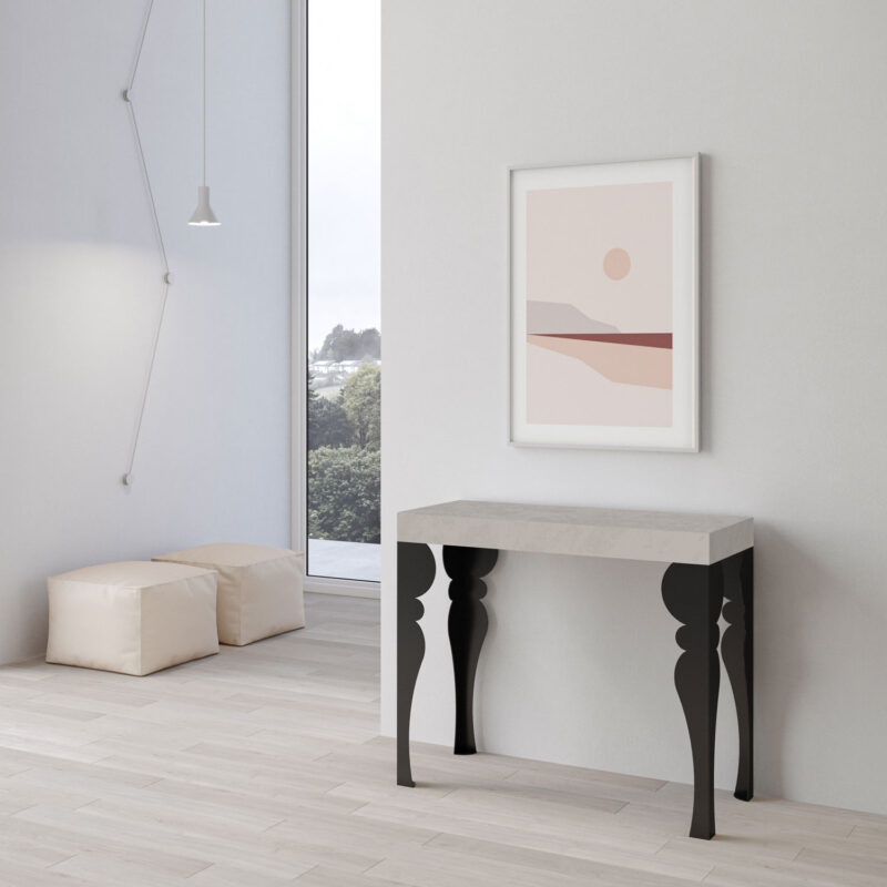 Consolle allungabile 90x40/196 cm Paxon Small cashmere - immagine 2