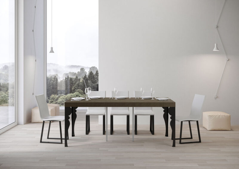 Consolle allungabile 90x40/196 cm Paxon Small Premium tortora - immagine 4