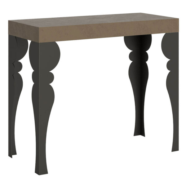 Consolle allungabile 90x40/196 cm Paxon Small tortora