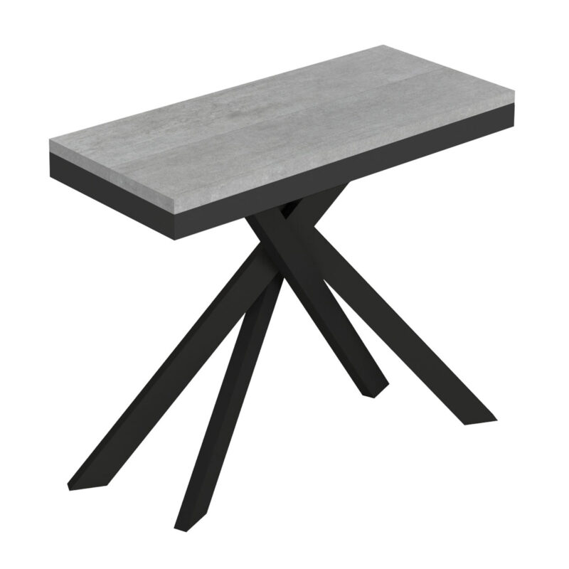 Consolle allungabile 90x40/300 cm Saki Evolution cemento