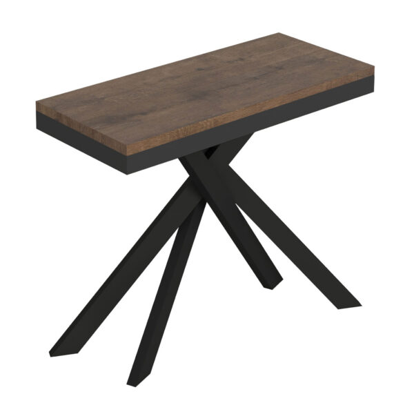 Consolle allungabile 90x40/196 cm Saki Small Evolution noce