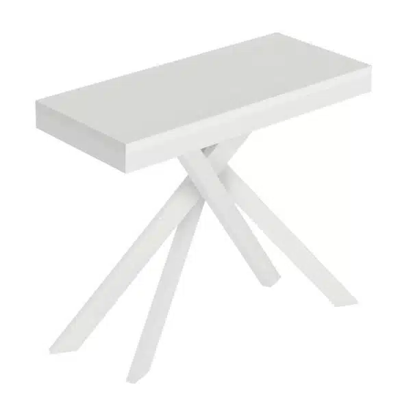 Consolle allungabile 90x40/300 cm Saki Evolution bianco frassino