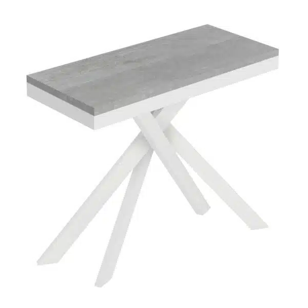 Consolle allungabile 90x40/300 cm Saki Evolution cemento