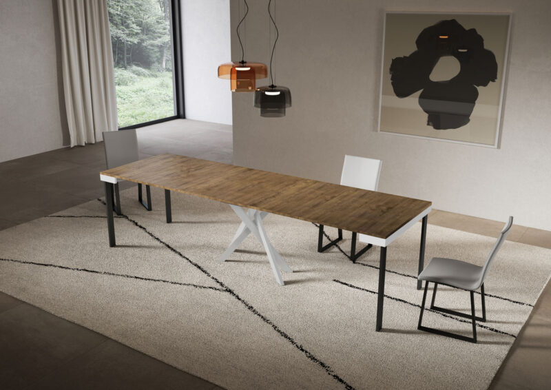 Consolle allungabile 90x40/300 cm Saki Evolution noce - immagine 4