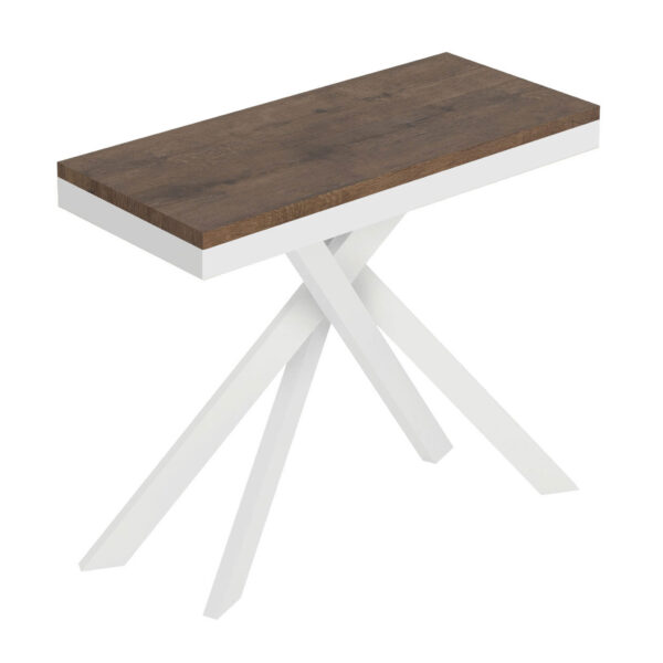Consolle allungabile 90x40/196 cm Saki Small Evolution noce