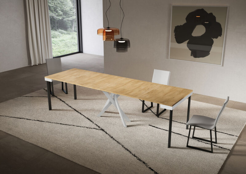 Consolle allungabile 90x40/300 cm Saki Evolution quercia natura - immagine 4