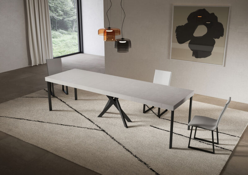 Consolle allungabile 90x40/300 cm Saki Premium cashmere - immagine 4