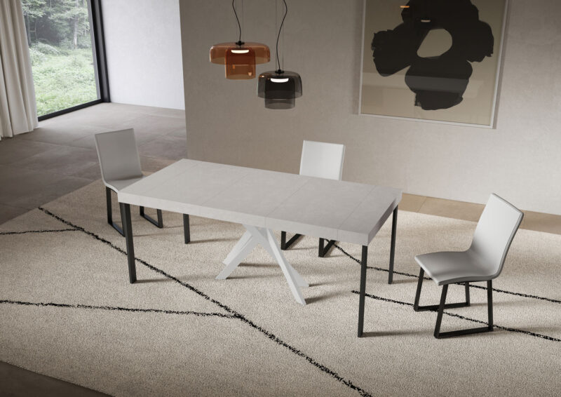 Consolle allungabile 90x40/300 cm Saki Premium cashmere - immagine 3