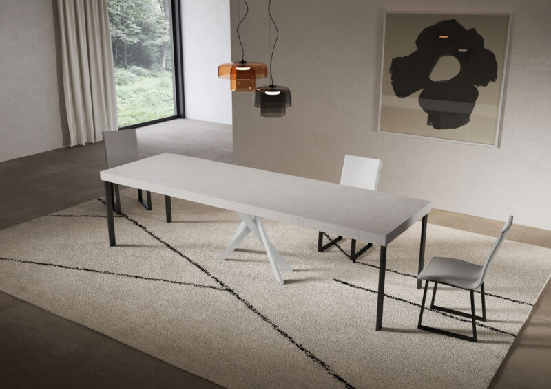 Consolle allungabile 90x40/300 cm Saki Premium cashmere - immagine 4