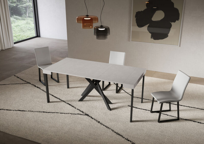 Consolle allungabile 90x40/300 cm Saki cashmere - immagine 3