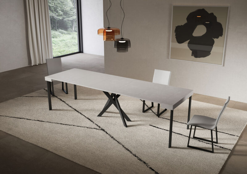 Consolle allungabile 90x40/300 cm Saki cashmere - immagine 4