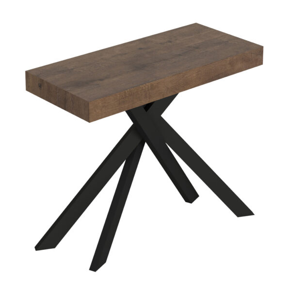 Consolle allungabile 90x40/196 cm Saki Small noce