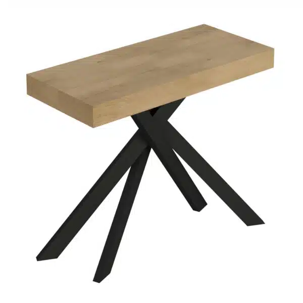 Consolle allungabile 90x40/300 cm Saki Premium quercia natura