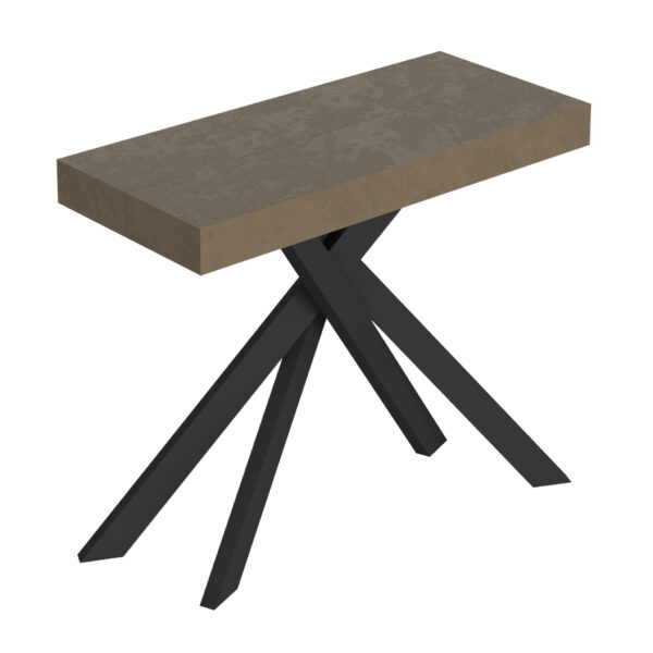 Consolle allungabile 90x40/196 cm Saki Small tortora