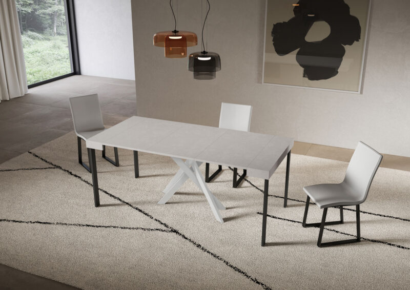 Consolle allungabile 90x40/300 cm Saki cashmere - immagine 3