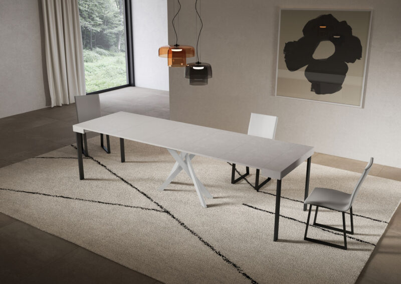 Consolle allungabile 90x40/300 cm Saki cashmere - immagine 4