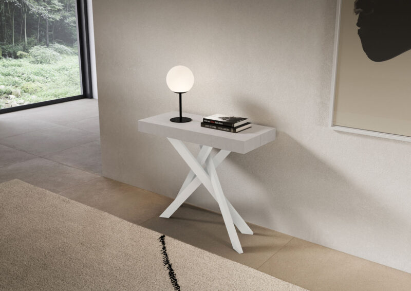 Consolle allungabile 90x40/300 cm Saki cashmere - immagine 2
