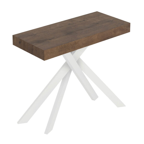 Consolle allungabile 90x40/196 cm Saki Small noce