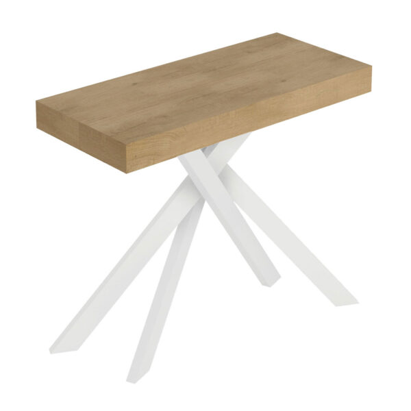 Consolle allungabile 90x40/196 cm Saki Small quercia natura
