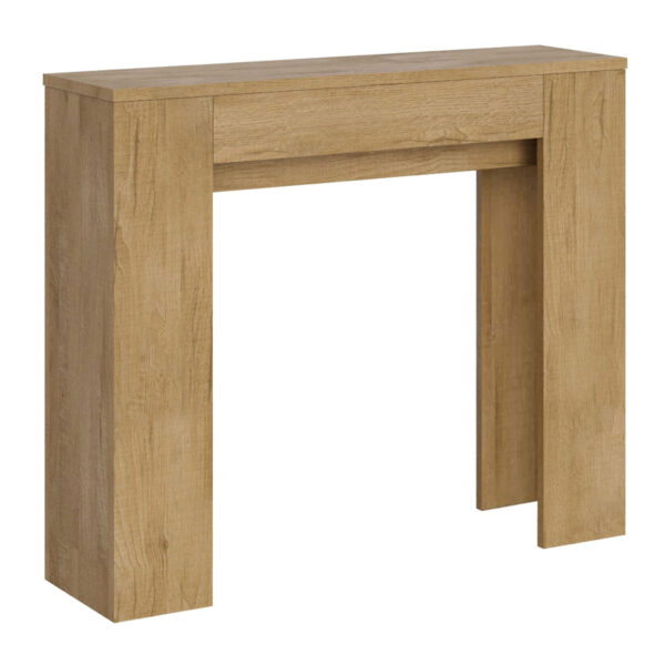 Consolle allungabile 90x25/181 cm Slick quercia natura