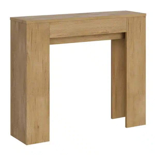 Consolle allungabile 90x25/181 cm Slick quercia natura