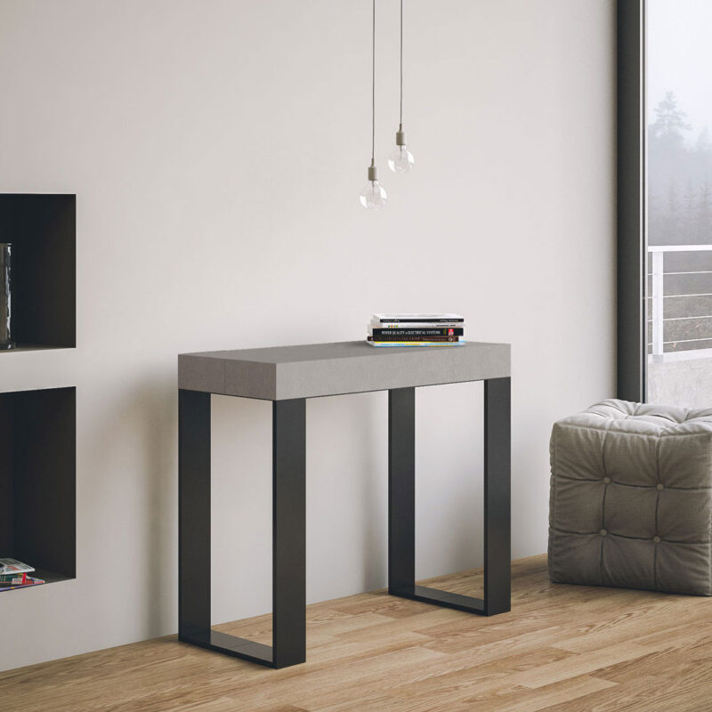 Consolle allungabile 90x40/196 cm Tecno Small cashmere - immagine 2