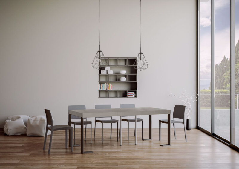 Consolle allungabile 90x40/300 cm Tecno Premium cashmere - immagine 4