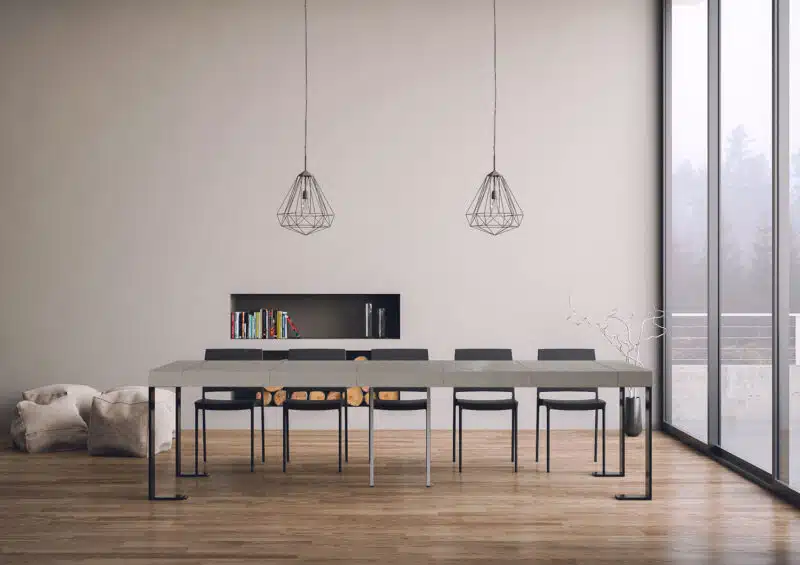 Consolle allungabile 90x40/300 cm Tecno Premium cashmere - foto 5