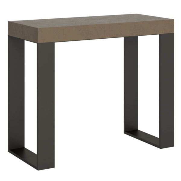 Consolle allungabile 90x40/196 cm Tecno Small tortora