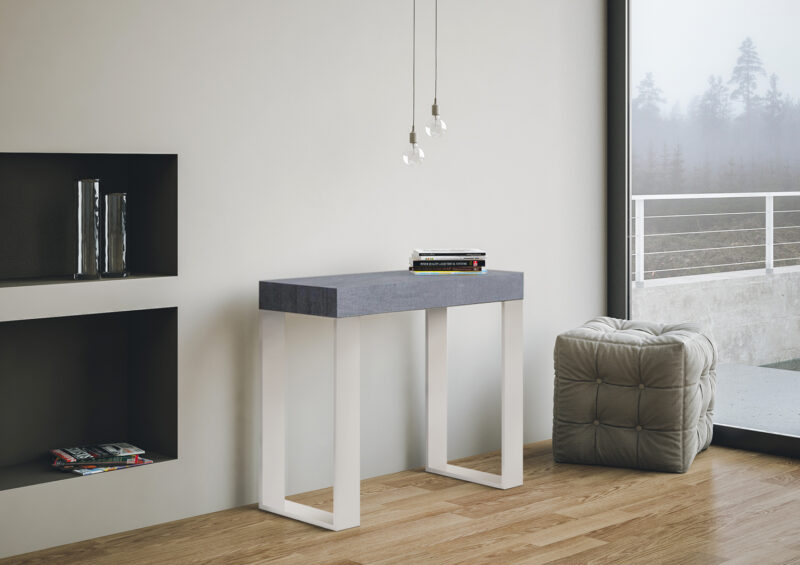Consolle allungabile 90x40/300 cm Tecno noce - immagine 2