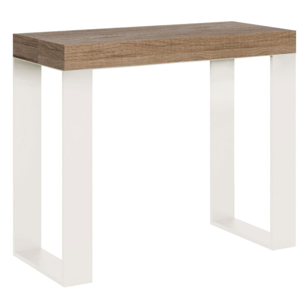 Consolle allungabile 90x40/196 cm Tecno Small quercia natura