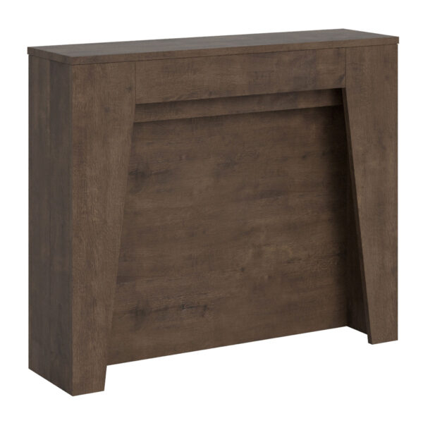 Consolle allungabile 90x25/211 cm Anea noce allunghe interne