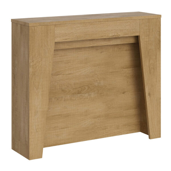 Consolle allungabile 90x25/211 cm Anea quercia natura allunghe interne