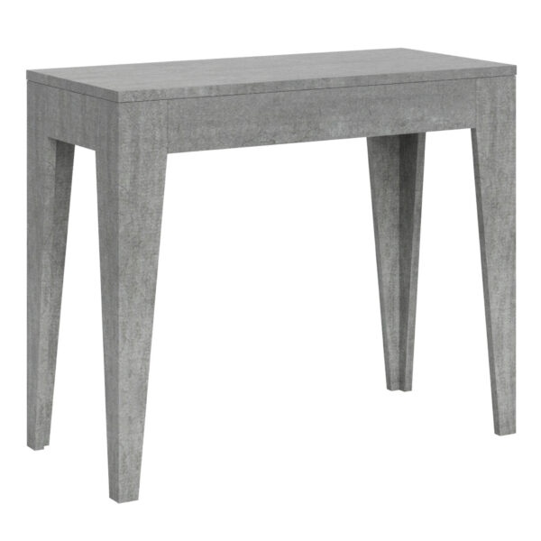 Consolle allungabile 90x42/198 cm Isotta Small cemento