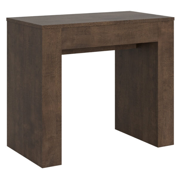 Consolle allungabile 90x49/307 cm Extra noce allunghe interne