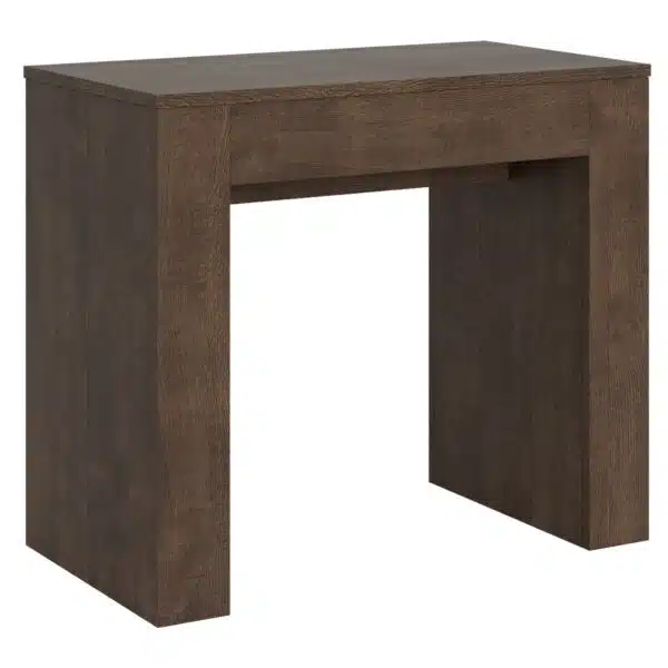 Consolle allungabile 90x49/307 cm Extra noce allunghe interne