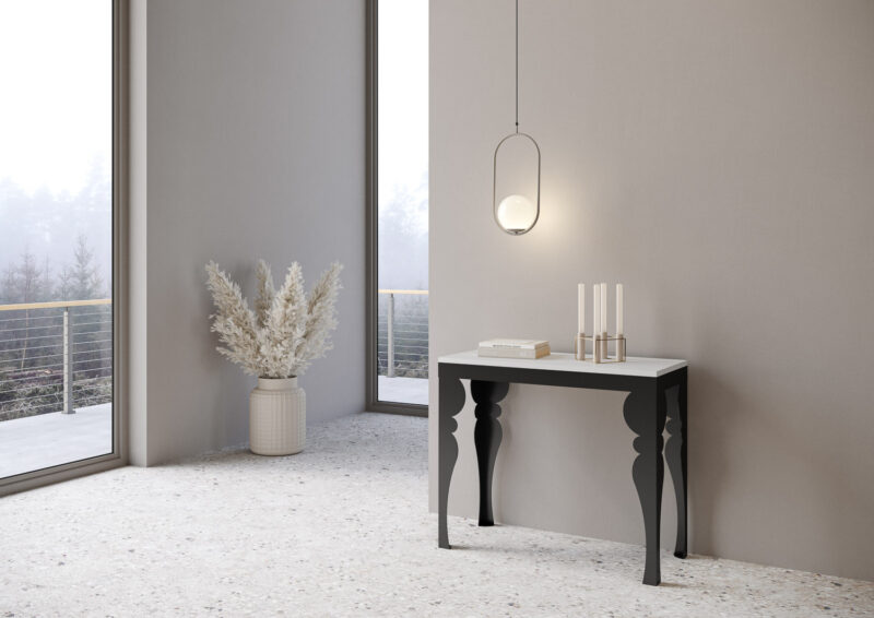 Consolle allungabile 90x40/300 cm Paxon Evolution bianco frassino - immagine 2