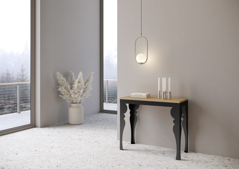 Consolle allungabile 90x40/196 cm Paxon Small Evolution quercia natura - immagine 2
