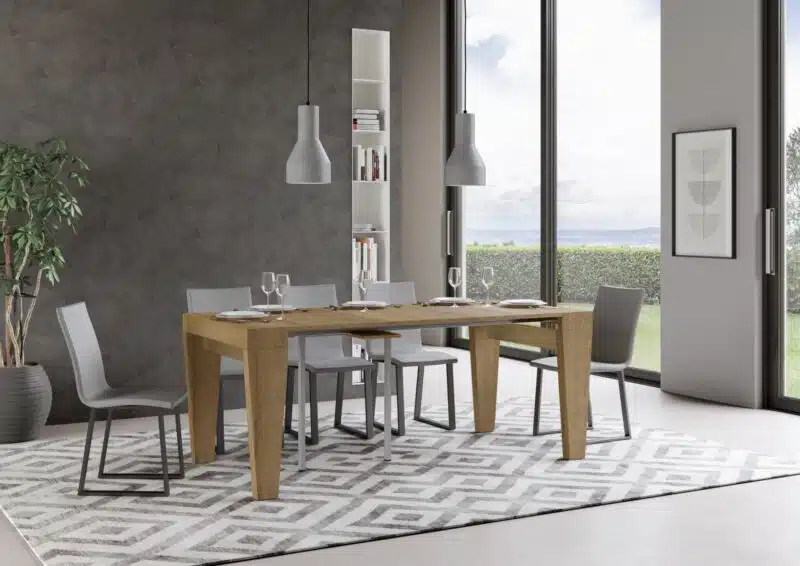 Consolle allungabile 90x40/196 cm Spimbo Small quercia natura - foto 3
