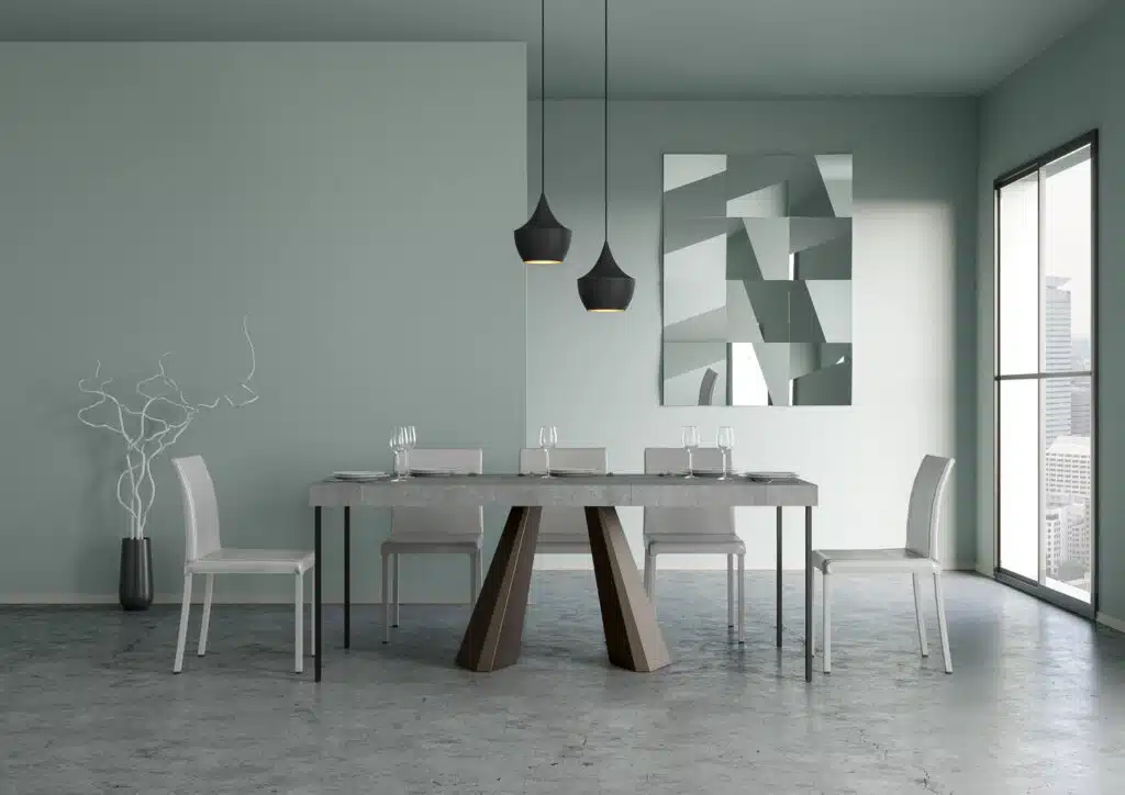 Consolle allungabile 90x40/196 cm Diamante Small Premium cemento - foto 3