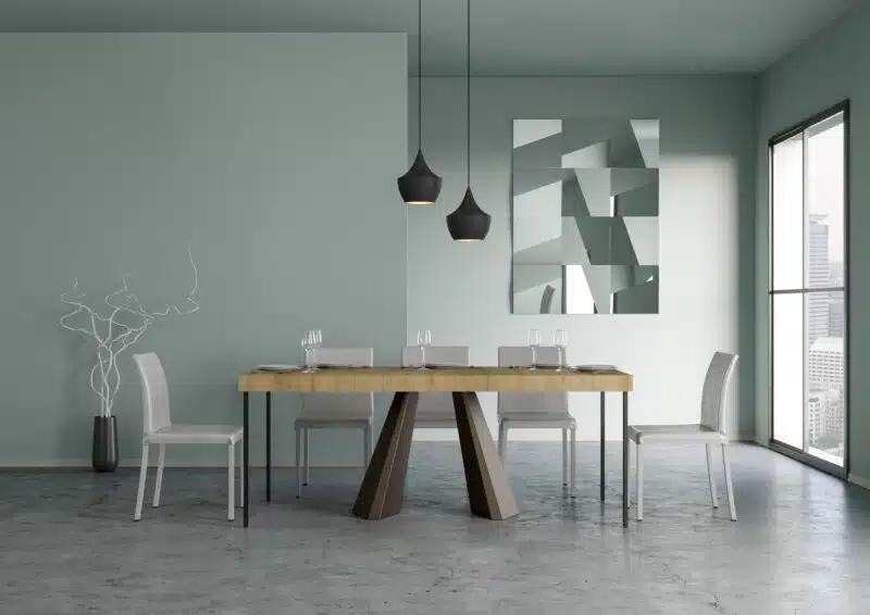 Consolle allungabile 90x40/196 cm Diamante Small Premium quercia natura - foto 3